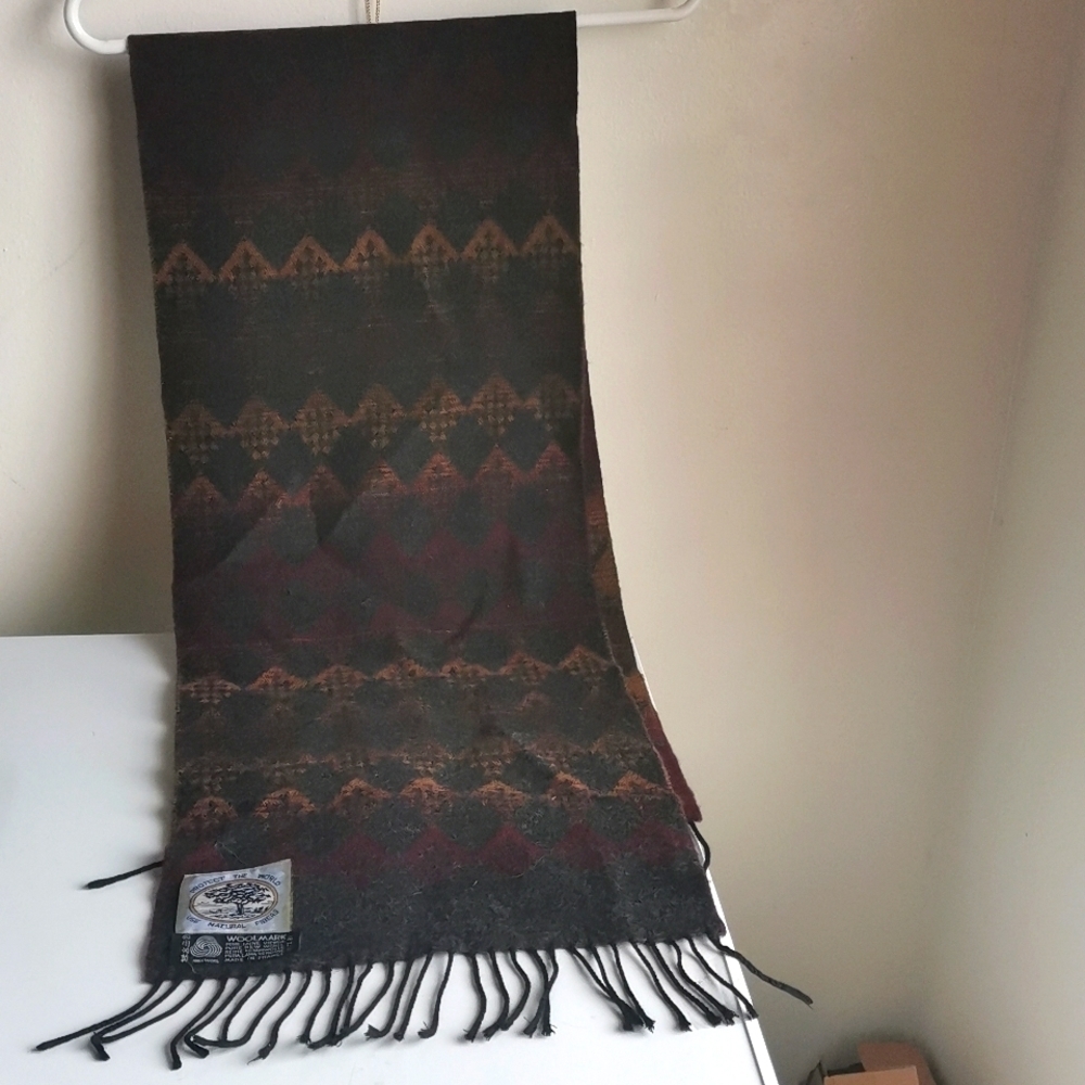 WOOLMARK, FRANCE UNISEX SCARF